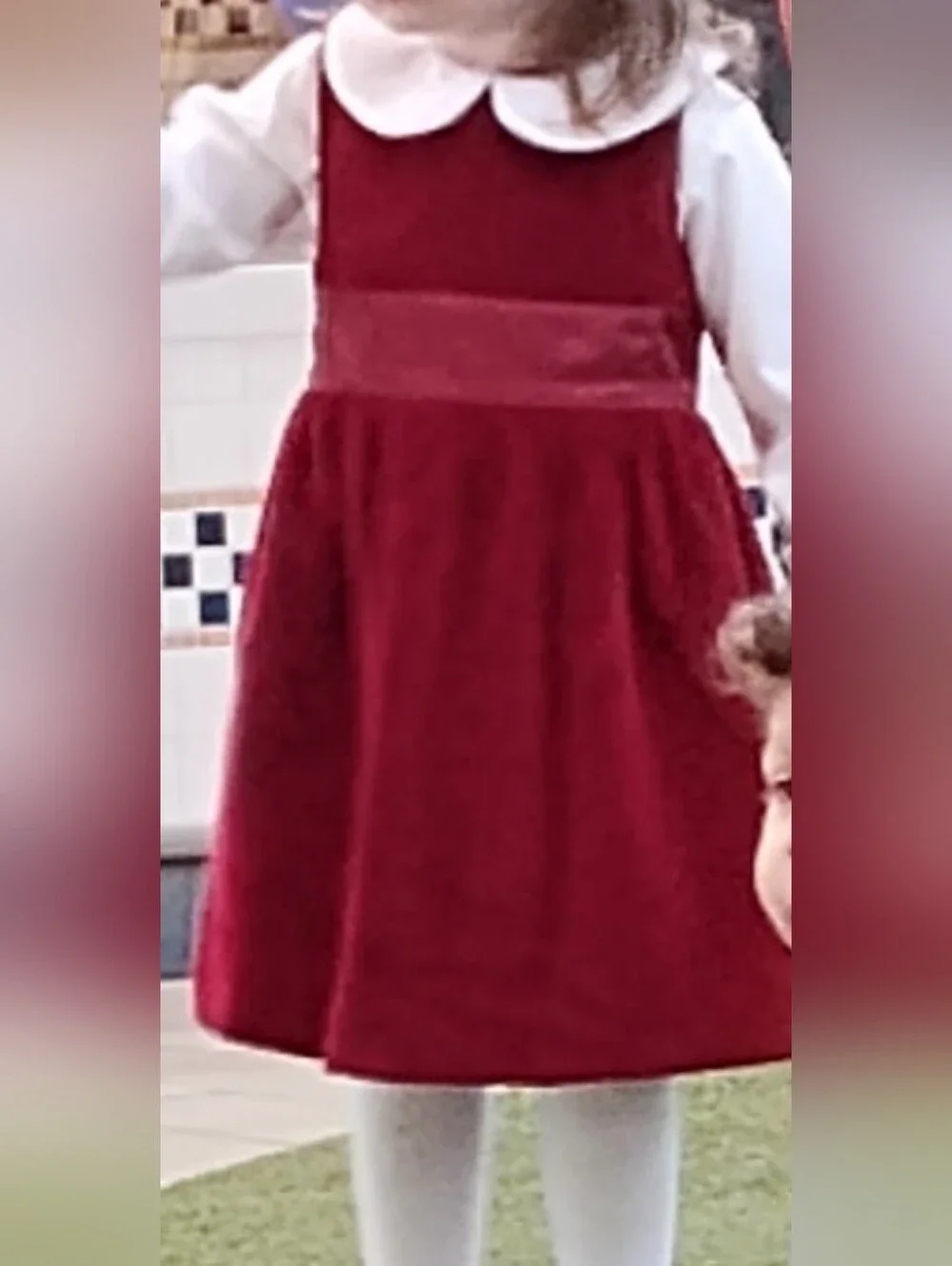GAP Toddler Red Velvet Dress 2t